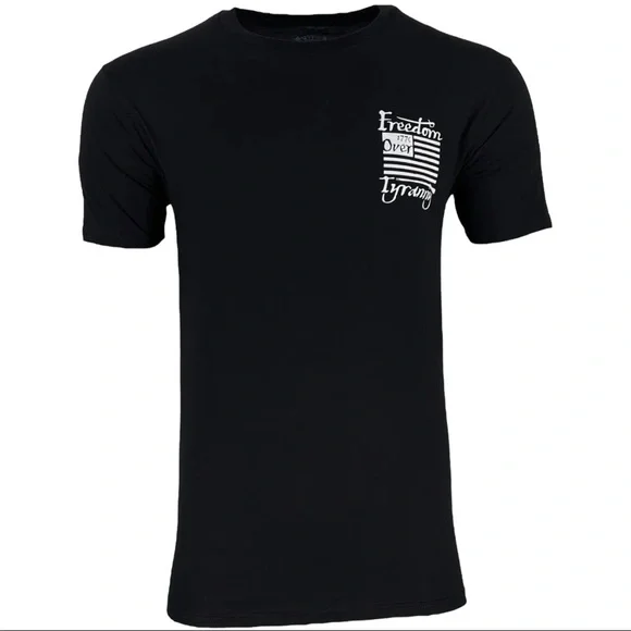 Howitzer Style Men's T-Shirt Over Tyranny Military Grunt MFG - Picture 3 of 10